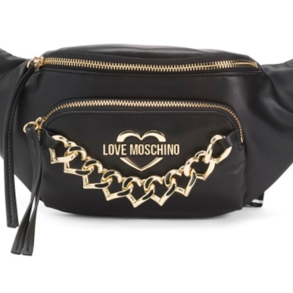 NWT Love MOSCHINO CHAIN WAIST LOGO BAG New WITH TAG​​​​ - Picture 3 of 8